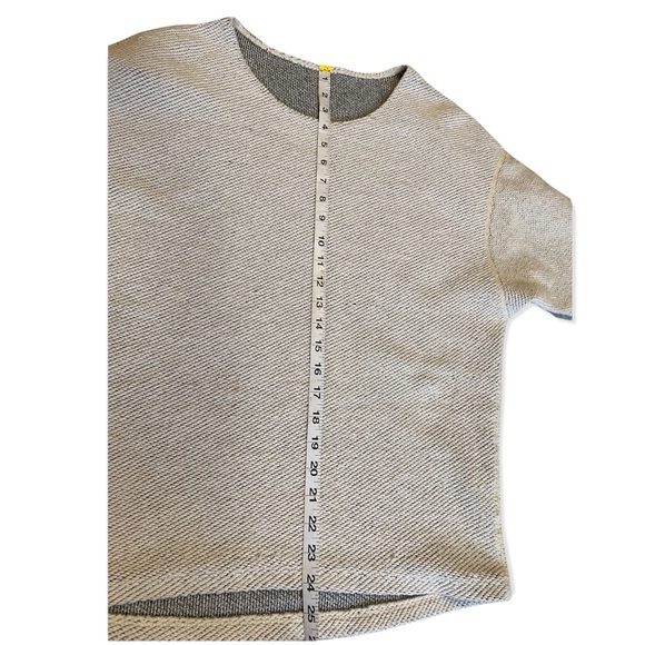 American Apparel Easy Sweater (Reversible) in Grey/Natural - Picture 9 of 11